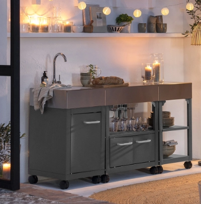 Die Küche zieht nach draußen